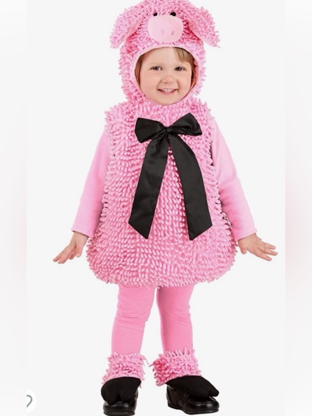 Squiggly Pink Miss Piggy Pig Halloween Costume 18 to 24 month 2T